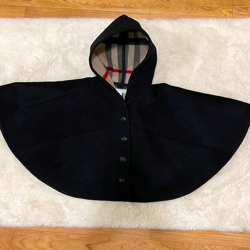 BURBERRY Girls' Rosa Hooded Cape - Big Kid